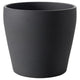 PERSILLADE plant pot, dark grey, 24 cm