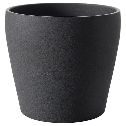 PERSILLADE - Plant pot, dark grey, 24 cm