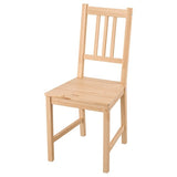 PINNTORP chair, light brown stained, 42x90x49 cm