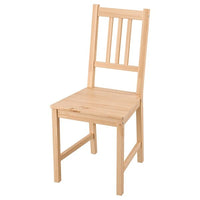PINNTORP chair, light brown stained, 42x90x49 cm