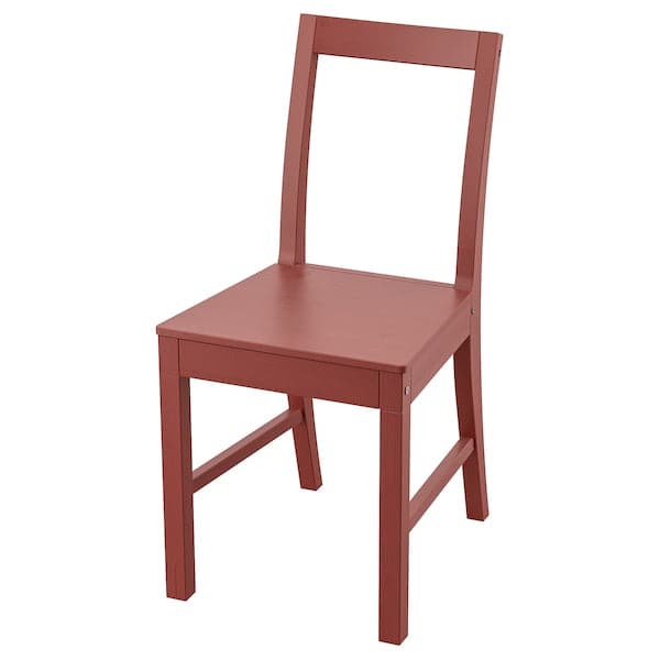 PINNTORP - Chair, red stained - best price from Maltashopper.com 40529476