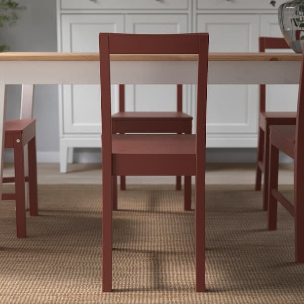 PINNTORP - Chair, red stained - best price from Maltashopper.com 40529476