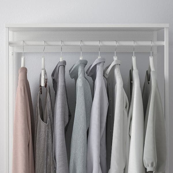 Ikea PLATSA - Open clothes hanging unit, white, 80x40x120 cm