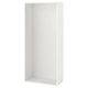 PLATSA frame, white, 80x40x180 cm