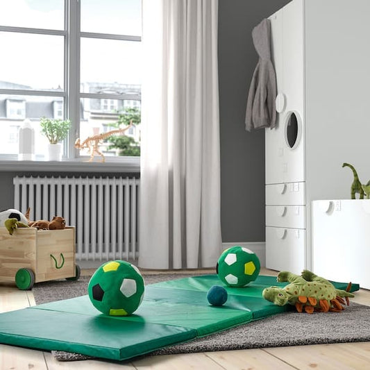 PLUFSIG - Folding gym mat, green, 78x185 cm - best price from Maltashopper.com 30552269