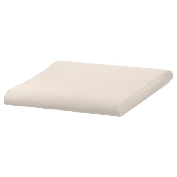 POÄNG footstool cushion, Glose eggshell