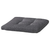 POÄNG footstool cushion, Gunnared dark grey, 55x50 cm