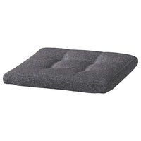 POÄNG footstool cushion, Gunnared dark grey, 55x50 cm