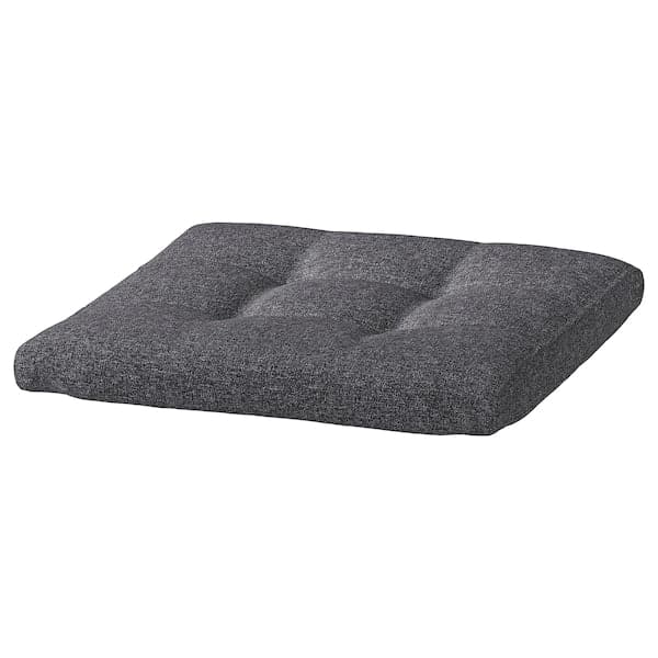Ikea POÄNG - Footrest cushion, Gunnared dark grey, , 55x50 cm