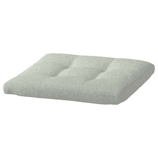 POÄNG footstool cushion, Gunnared light green, 55x50 cm