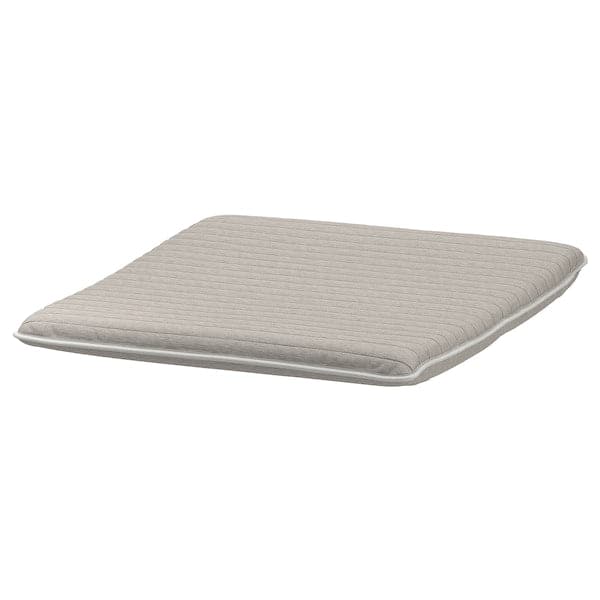 POÄNG footstool cushion, Knisa light beige, 59x55 cm