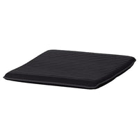 POÄNG footstool cushion, Knisa black, 59x55 cm