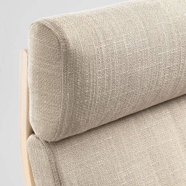 Ikea POÄNG Armchair - birch veneer/Beige Hillared ,
