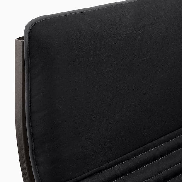 Ikea POÄNG Armchair - brown-black/Knisa black ,