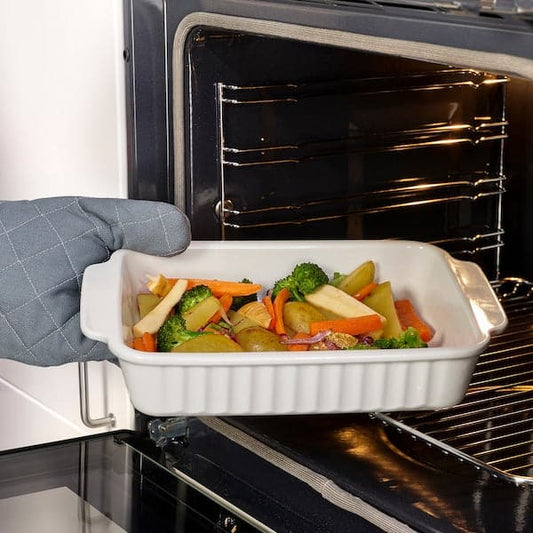 POETISK - Oven dish, off-white, 34x23 cm - best price from Maltashopper.com 10513863