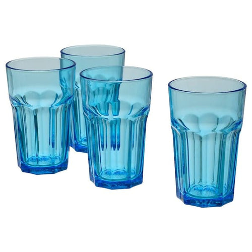 POKAL - Glass, blue, 35 cl