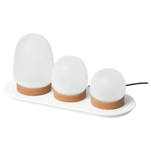 PRAKTSPIREA - Decorative LED lighting, 4 pcs, with charging station , - best price from Maltashopper.com 80538855