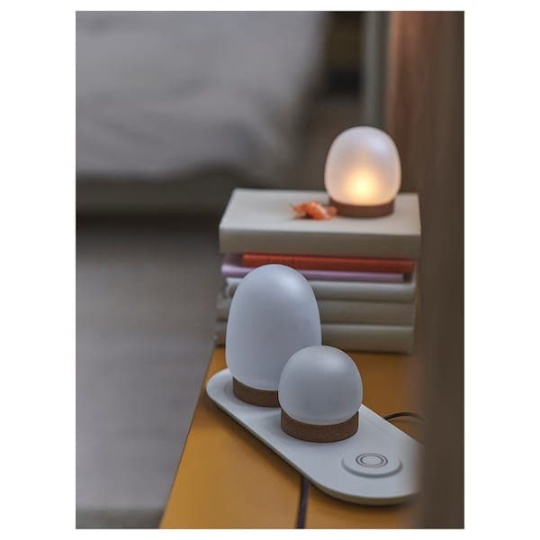 PRAKTSPIREA - Decorative LED lighting, 4 pcs, with charging station , - best price from Maltashopper.com 80538855