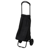 RADARBULLE shopping bag on wheels, black, 33x24x68 cm/38 l