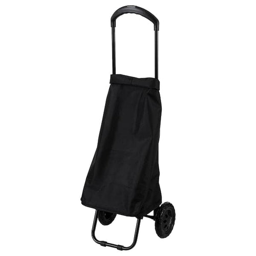 RADARBULLE - Shopping bag on wheels, black, 33x24x68 cm/38 l