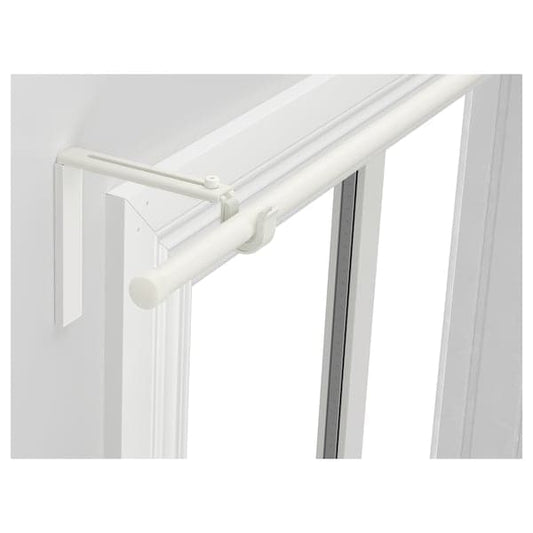 Ikea RÄCKA - Curtain rod combination, white, 120-210 cm