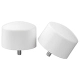 RAFFIG finials, 1 pair, white