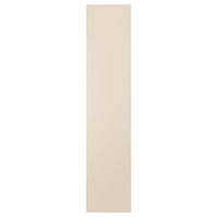 REINSVOLL door with hinges, grey-beige, 50x229 cm