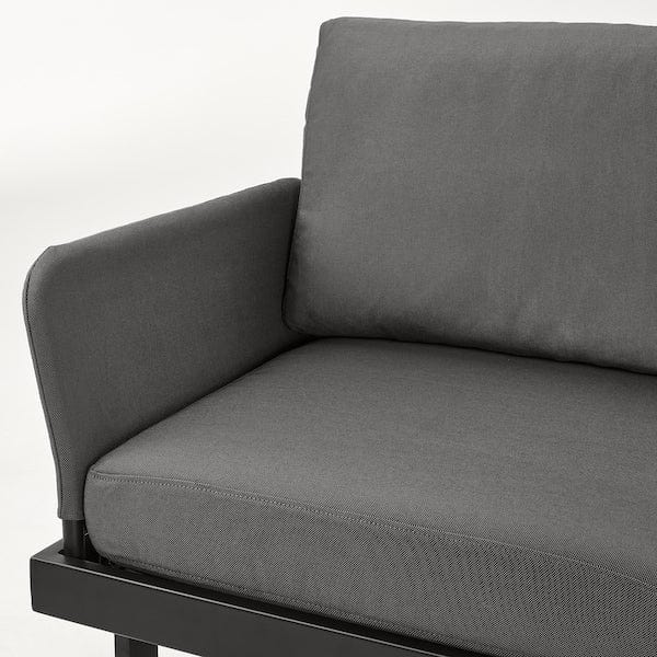 Ikea REVSKÄR - Furniture set, 3 places, outdoor anthracite/Frösön/Duvholmen dark grey