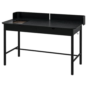 RIDSPÖ - Desk, anthracite, , 140x70 cm - best price from Maltashopper.com 20538580