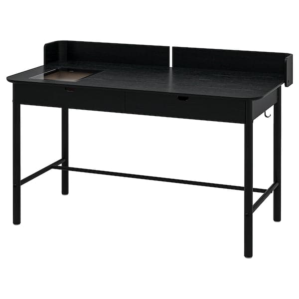 RIDSPÖ - Desk, anthracite, , 140x70 cm - best price from Maltashopper.com 20538580