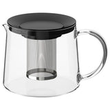 RIKLIG teapot, glass, 1.5 l
