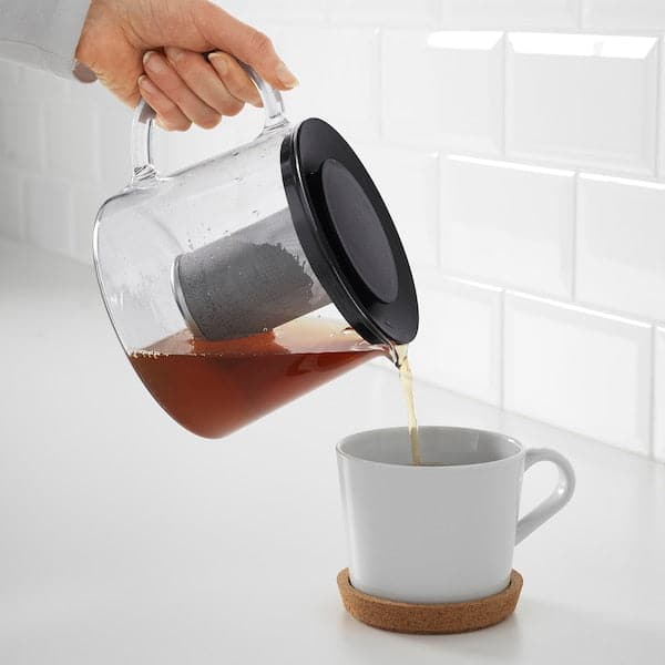 Ikea RIKLIG - Teapot, glass, 1.5 l
