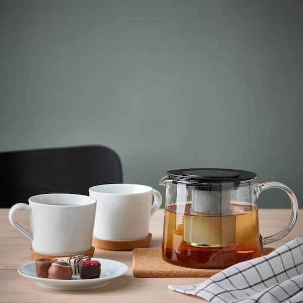Ikea RIKLIG - Teapot, glass, 1.5 l