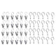 RIKTIG curtain hook with clip, 24 pz., 24 pack