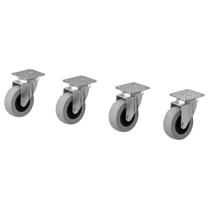 Ikea RILL - Castor, grey, 50 mm