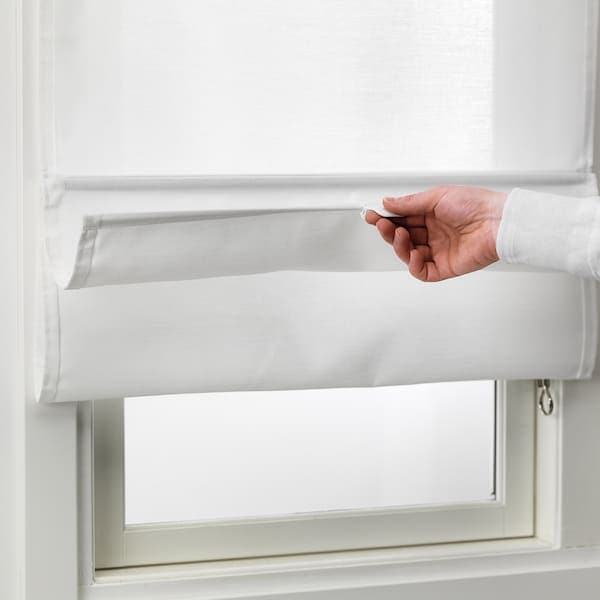 RINGBLOMMA - Roman blind, white, 60x160 cm - Premium Curtains & Drapes from Ikea - Just €25.99! Shop now at Maltashopper.com
