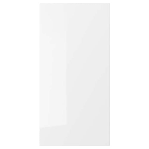 RINGHULT - Door, high-gloss white, 40x80 cm