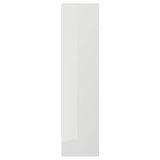 RINGHULT door, high-gloss light grey, 20x80 cm