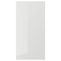 RINGHULT door, high-gloss light grey, 40x80 cm