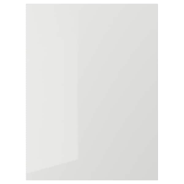 RINGHULT door, high-gloss light grey, 60x80 cm