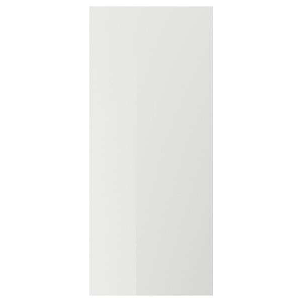 RINGHULT door, high-gloss light grey, 60x140 cm
