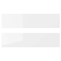 RINGHULT drawer front, high-gloss white, 40x10 cm, 2 pack