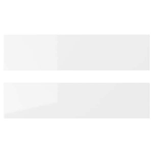 RINGHULT - Drawer front, high-gloss white, 40x10 cm - best price from Maltashopper.com 50205103