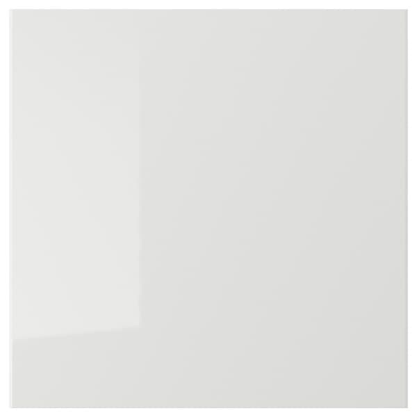 RINGHULT - RINGHULT Drawer front, high-gloss light grey, 40x40 cm