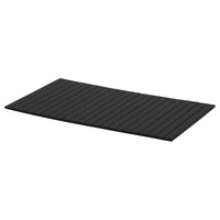 RÖDEBY armrest tray, black, 65 cm