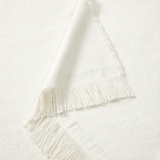 Ikea RÖNNBÄRSMAL - Throw, light beige, 130x170 cm