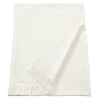 RÖNNBÄRSMAL throw, light beige, 130x170 cm