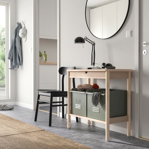 RÖNNINGE - Trolley, birch, 78x39 cm - best price from Maltashopper.com 50507488