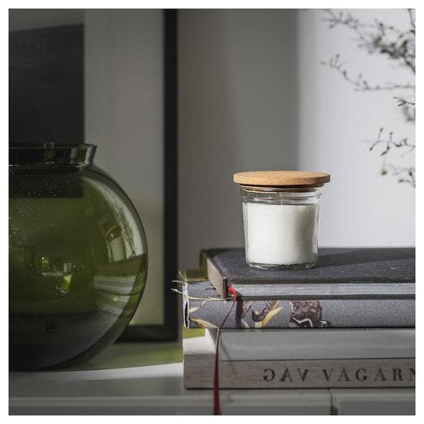 Ikea RÖNNSPIREA - Lid for scented candle, cork, 8 cm