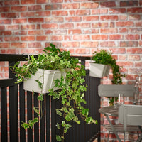ROSENKÅL - Planter with stand, outdoor light grey,48x18 cm - best price from Maltashopper.com 90560756